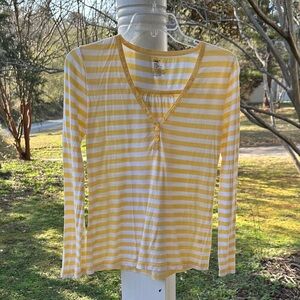 GAP Sunny Striped Long Sleeve Tee